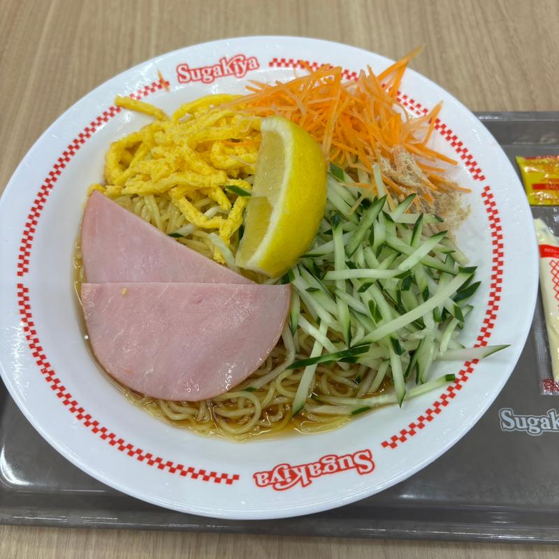 冷しラーメン大盛り(スガキヤ 岡崎イオンモール店 )