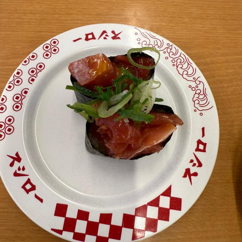 まぐろユッケ(スシロー 足立保木間店)