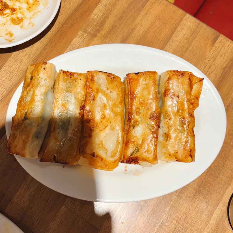 香ツクネと大葉棒焼餃子(中華そばと酒 彩華)