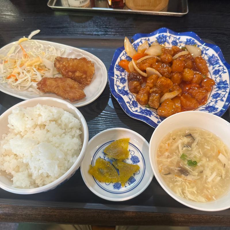 酢豚定食(中華食堂)