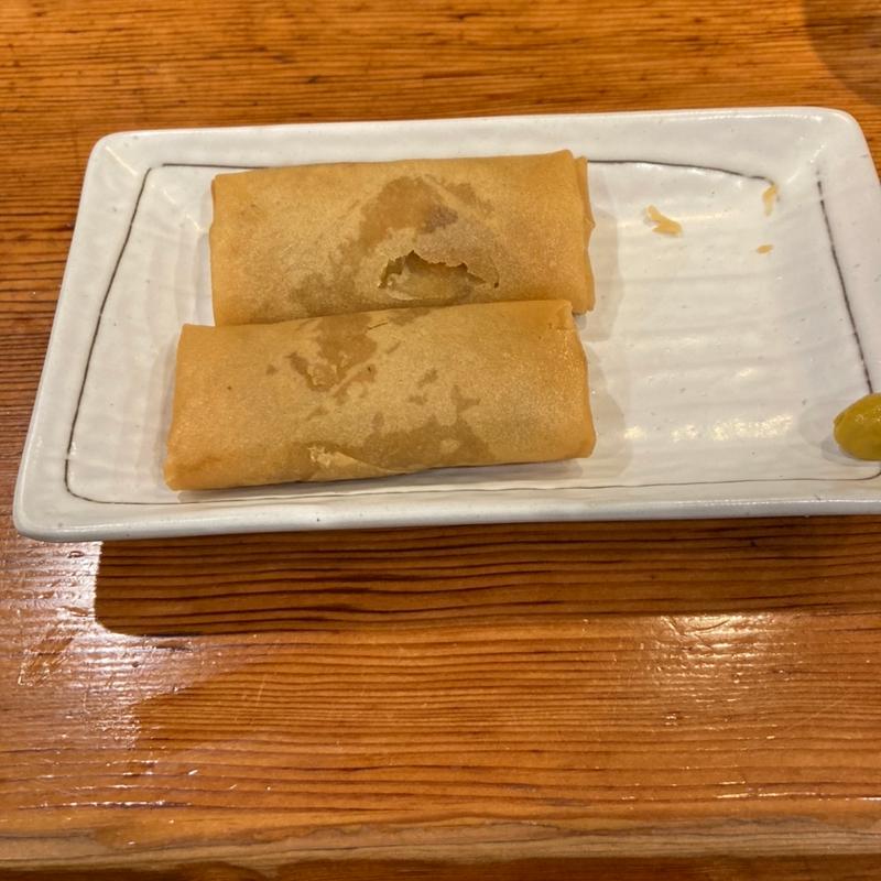 春巻き揚げ(横浜家系ラーメン 檜家 町屋店)