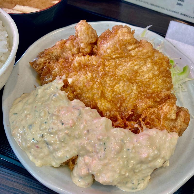 伝承チキン南蛮大判定食(南蛮食堂 四ツ橋本町店)