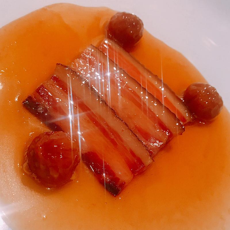 自家製ハムの蜂蜜ソース(雪園 京橋店)