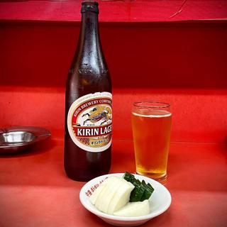ビール(中華料理新駒)