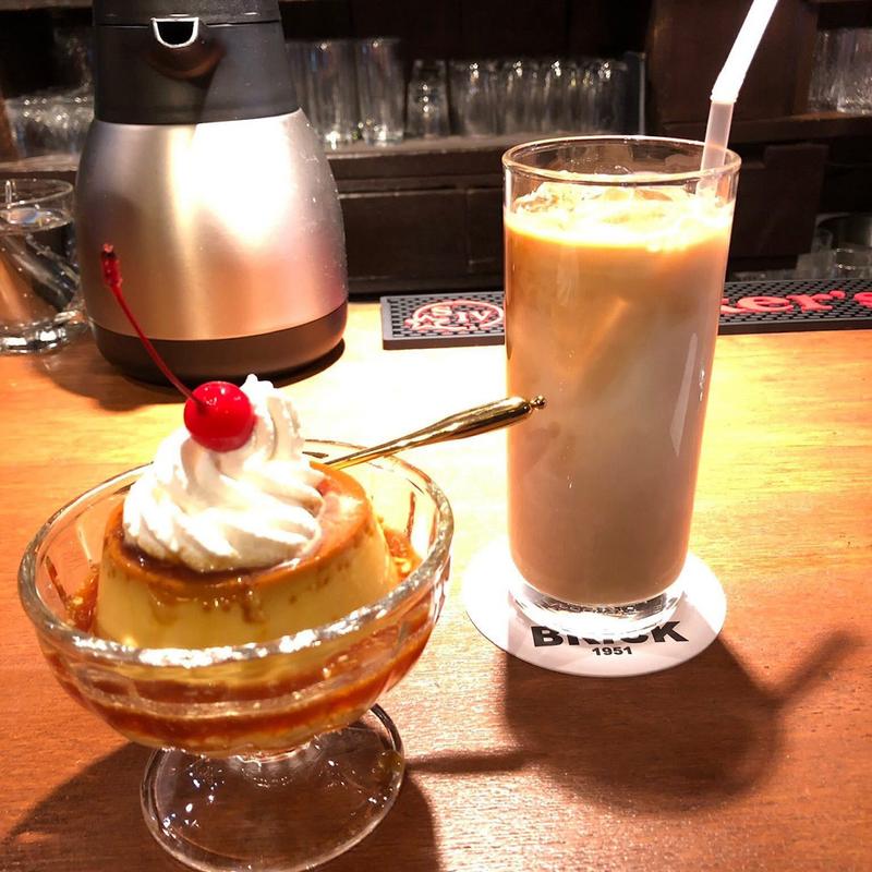 プリン アイスカフェオレ(NAKANOブリック（BRICK）)