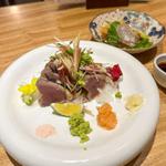 カツオの藁焼き