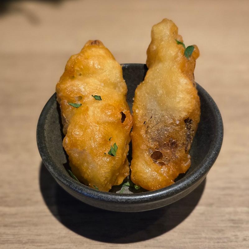 茗荷のフリット(めがねや)