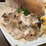 つぶ貝刺身