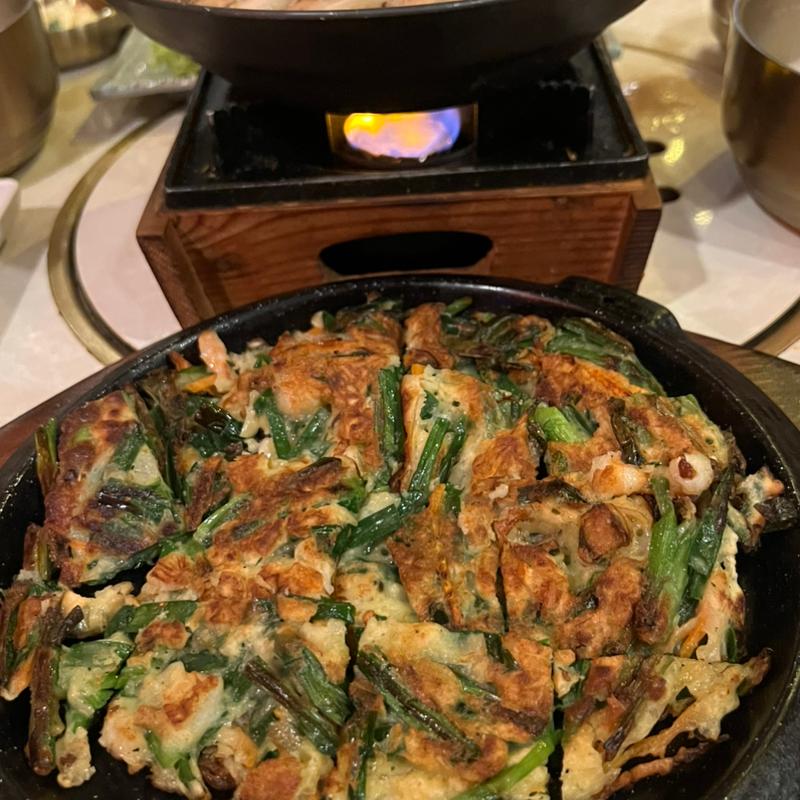 海鮮ちぢみ(李さんの台所)