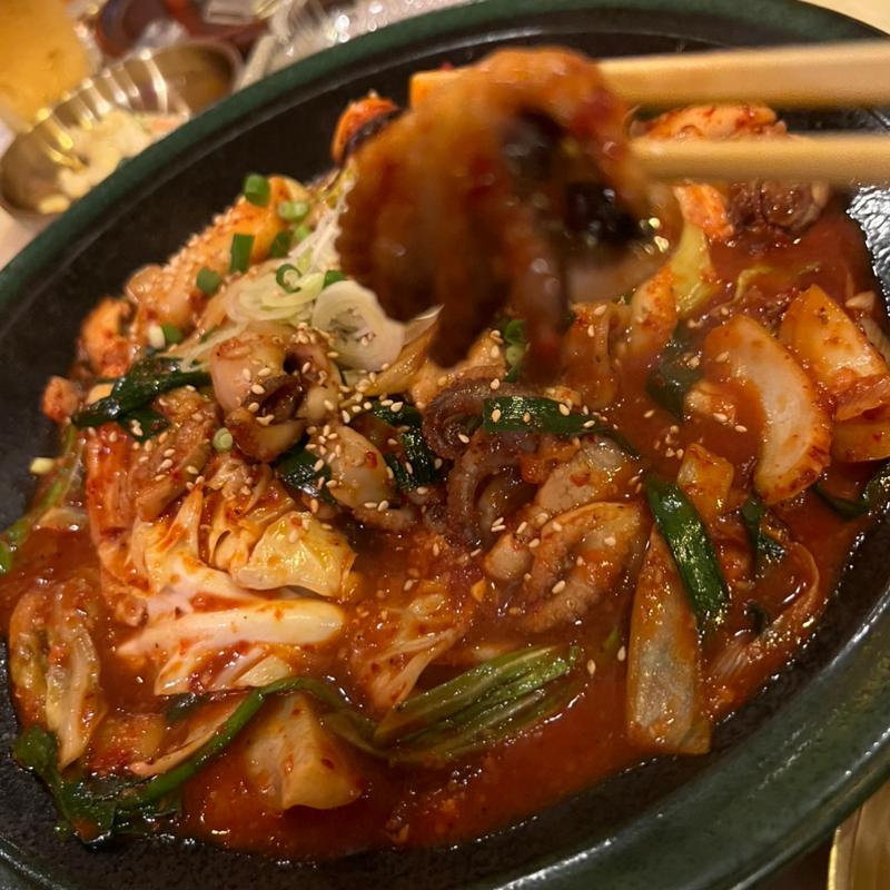 特製いいタコ炒め(李さんの台所)