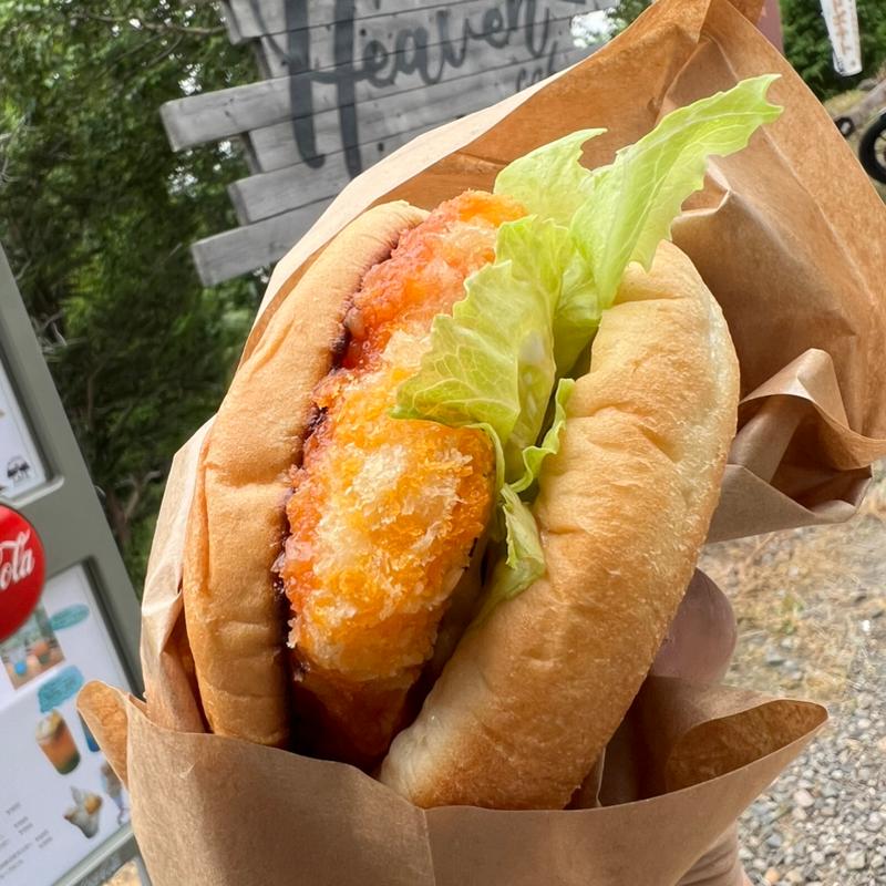 海老カツバーガー(Heaven cafe)