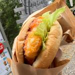 海老カツバーガー
