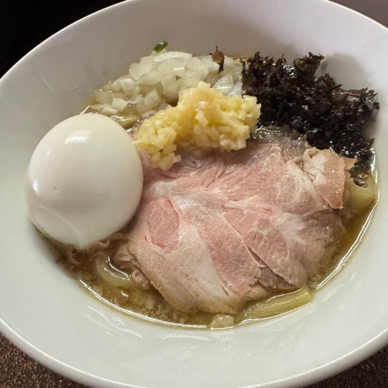 背脂煮干 太麺ver(淡麗ベース)(2番ライト煮干男（ニボメン）)