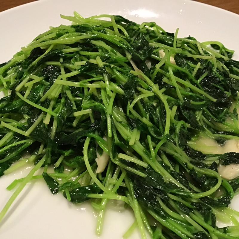 豆苗炒め(成龍萬寿山 本店 （せいりゅうまんじゅさん）)