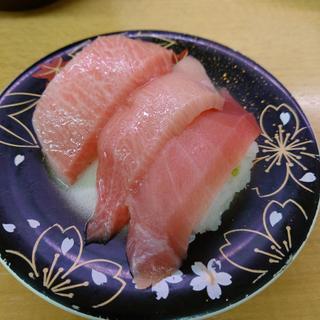 マグロ三種盛(回転寿司森田 那珂湊1号店)