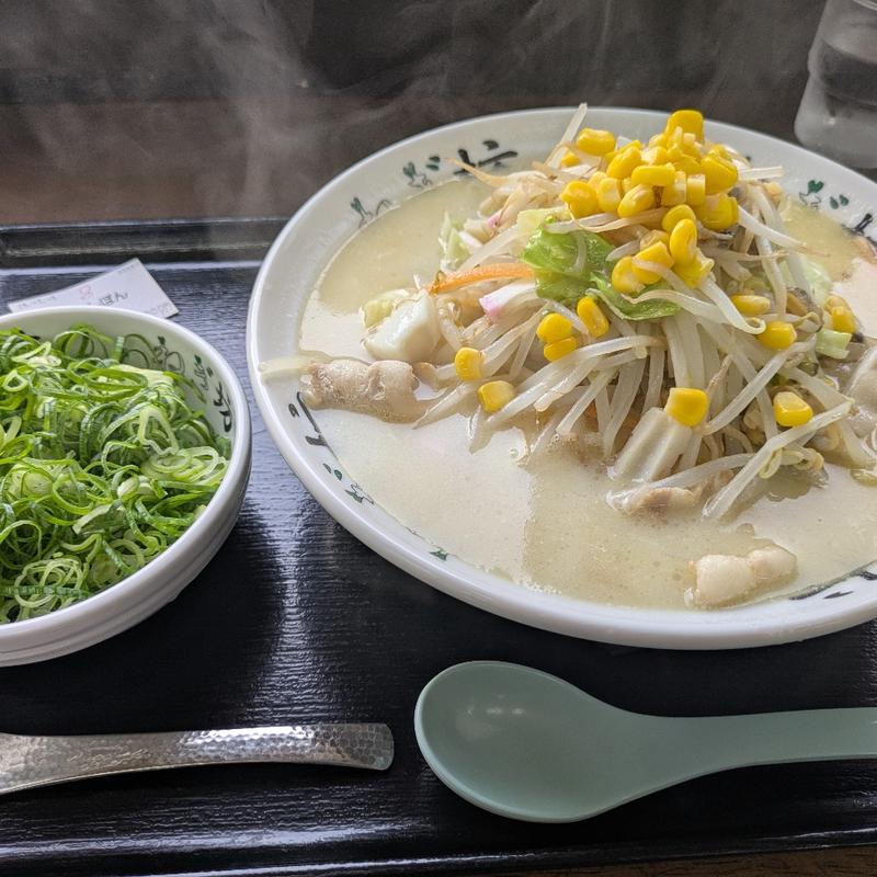 ちゃんぽん（さらに⋯太麺）(ん麺 ねぎ坊)