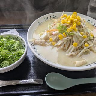 ちゃんぽん（さらに⋯太麺）(ん麺 ねぎ坊)