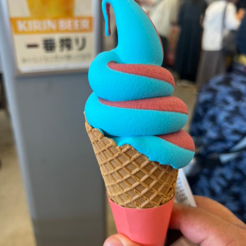 万博ソフトクリーム(好きやねん大阪フードコート WEST SIDE)