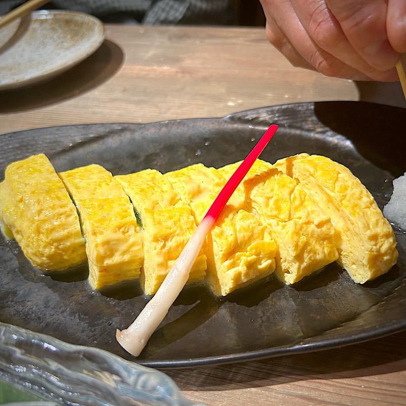 だし巻き玉子 大葉チーズ(友蔵 はなれ)