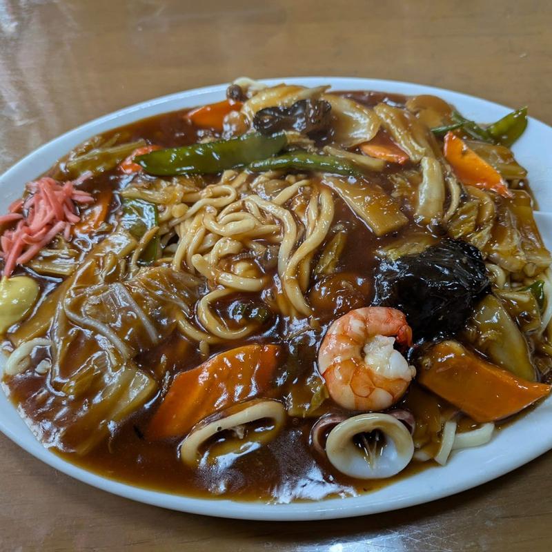 あんかけ焼きそば(輝楽飯店)