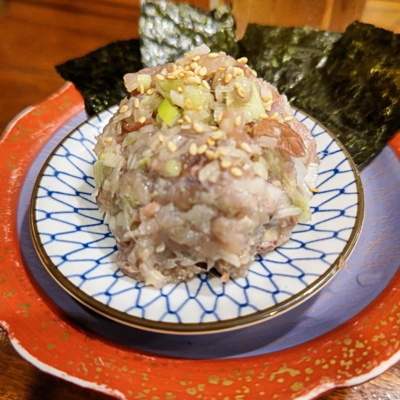 うるめいわし夏なめろう(魚と酒はなたれ)