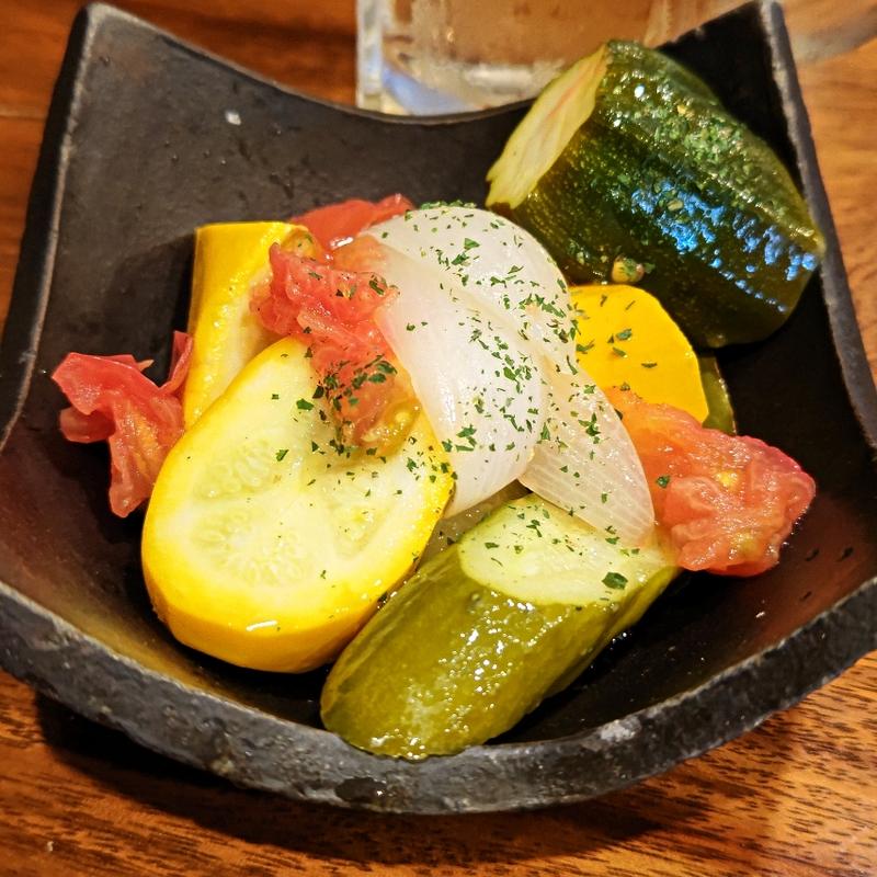 三浦夏野菜ピクルス(魚と酒はなたれ)