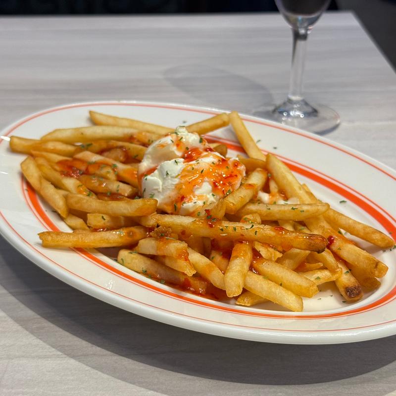 スイートチリ&マスカルポーネのフライドポテト(ホームズパスタ名古屋栄ラシック店)