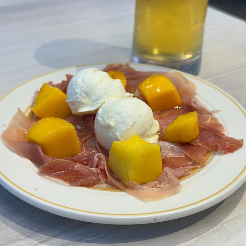生ハムとマンゴーのハニーマスカルポーネ(ホームズパスタ名古屋栄ラシック店)