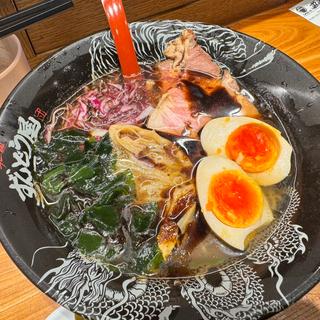 マー油冷やし味玉ラーメン(ラー麺ずんどう屋 羽田空港第1ターミナル店)