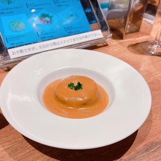 大根ポルチーニ茸のクリームソース