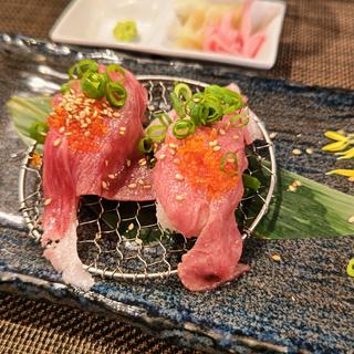 和牛のサーロイン肉寿司(じゅーしゐ)