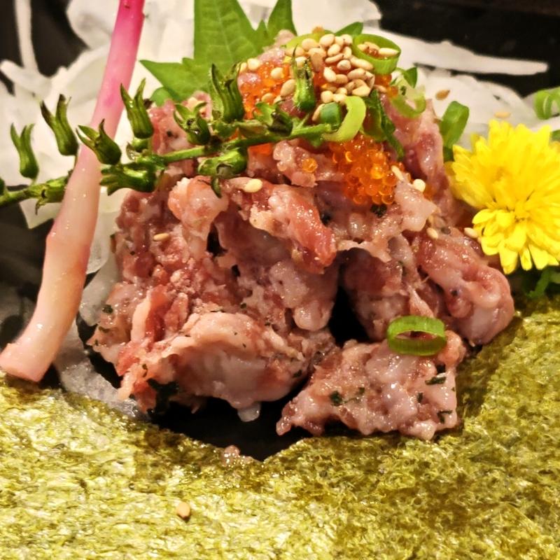 和牛のなめろう海苔包み(じゅーしゐ)