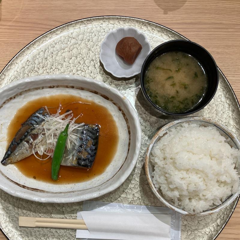 とろサバの煮付け定食(妙高山麓こしひかりのお店 たまや食堂)