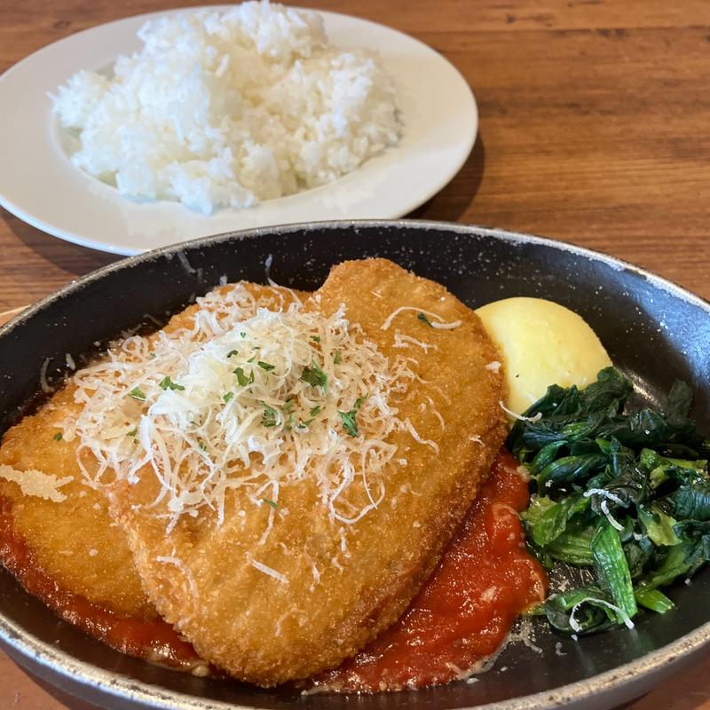 ミラノ風カツレツ トマトソース 〜ピッツァ職人風〜セット(オリーブの丘 多摩ニュータウン店 )