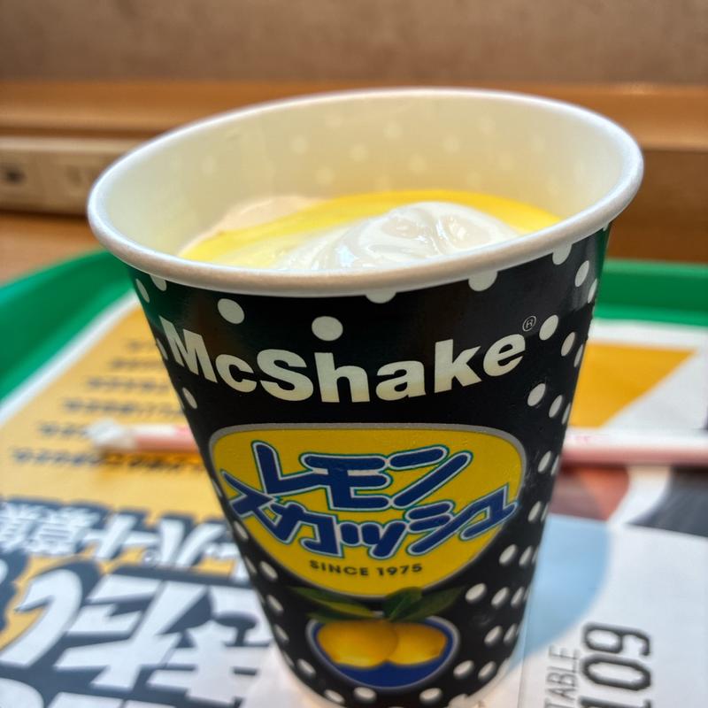 マックシェイク　レモンスカッシュ(マクドナルド 西中島南方店)