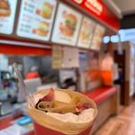 アイスいちごクレープ