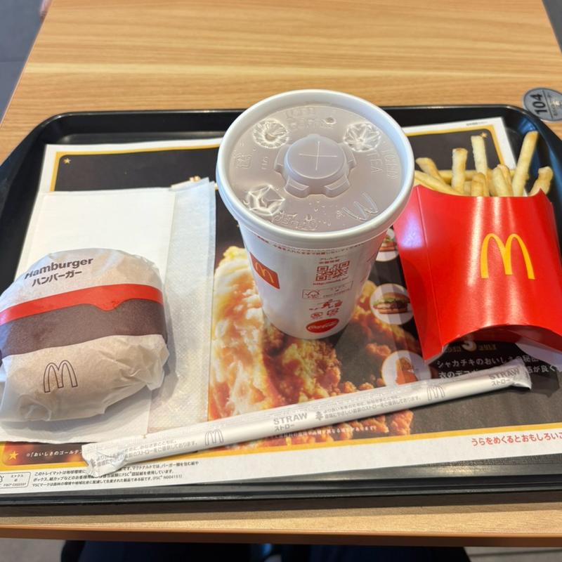 ハンバーガーセット(マクドナルド 新前橋店 )