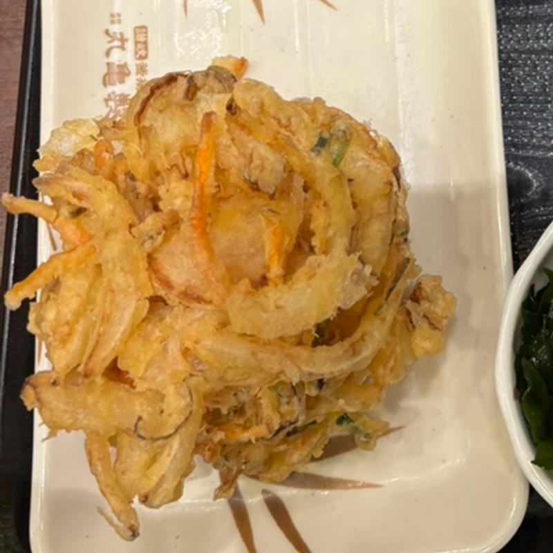 野菜かき揚げ(丸亀製麺御茶ノ水)