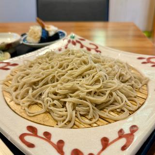 ざるそば(えび天巻付)