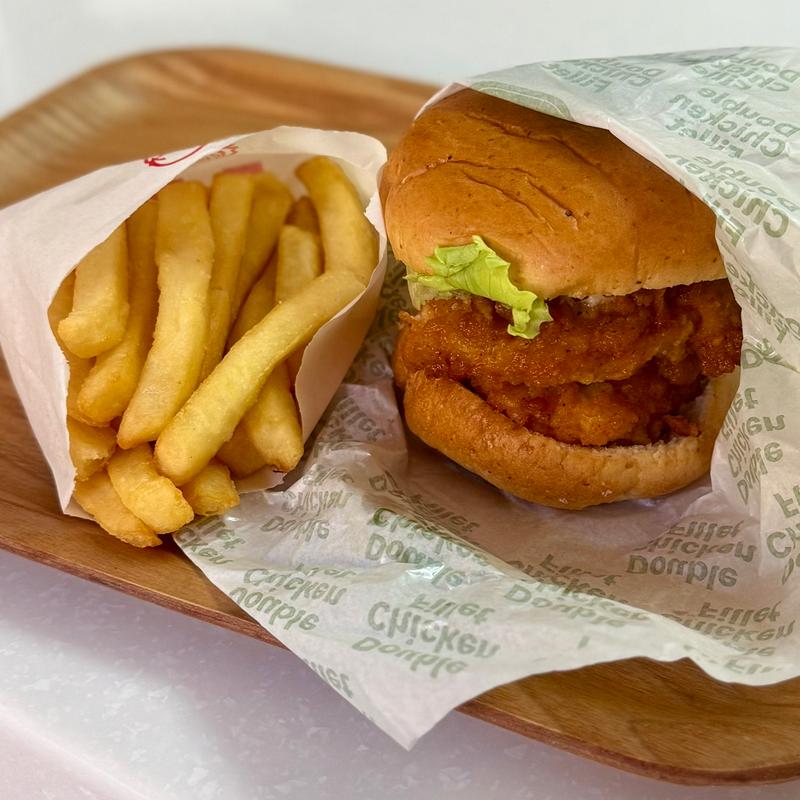 ダブルチキンフィレバーガー(ケンタッキーフライドチキンイトーヨーカドー和光店)