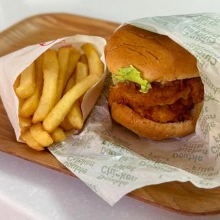 ダブルチキンフィレバーガー