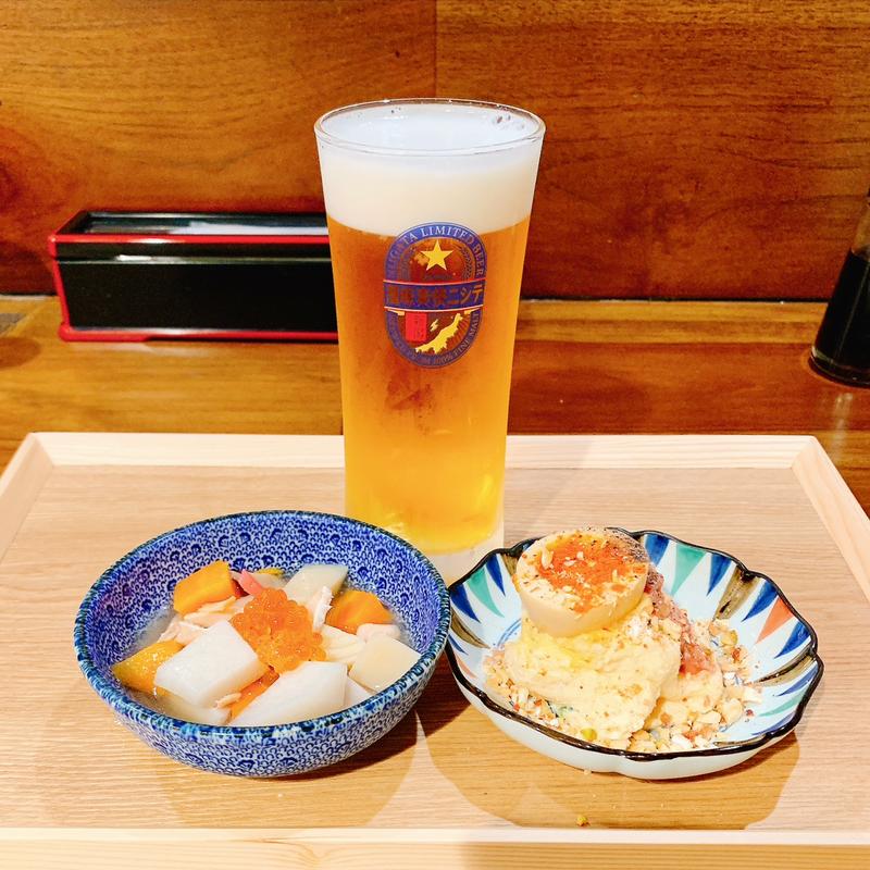 のっぺい汁&大人のポテトサラダ(ぽんしゅ館 コンプレックス)