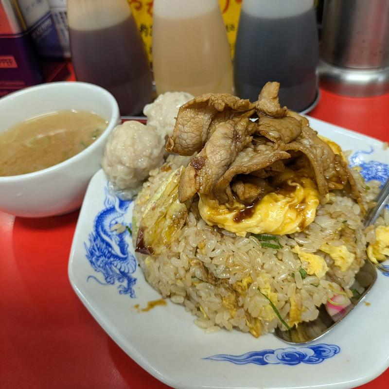 肉玉チャーハン(萬龍)