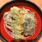 肉巻ききりたんぽの揚げ出し