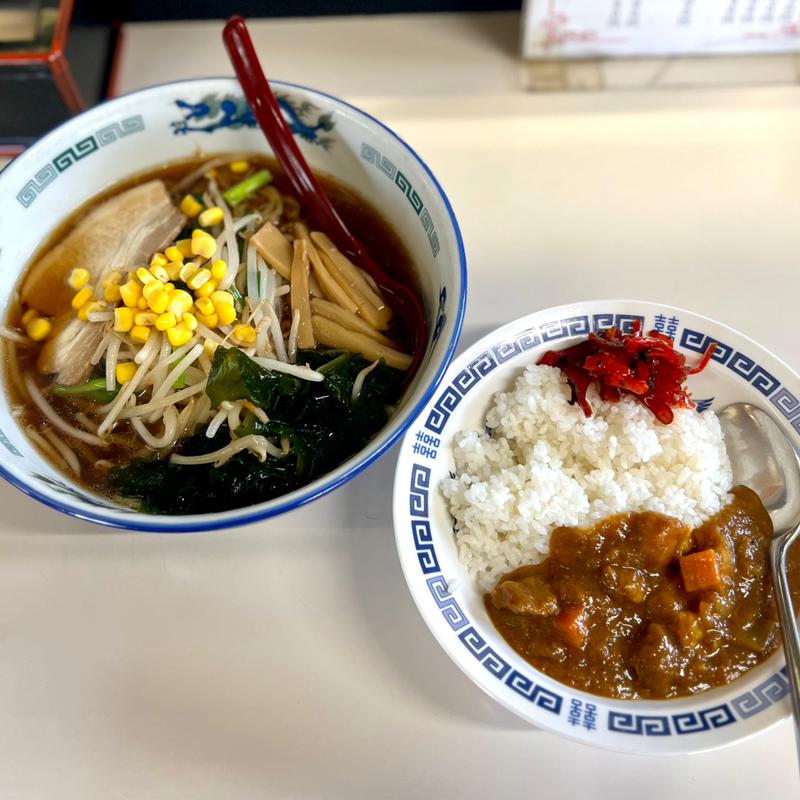 カレーセット/醤油ラーメン(らくらく )