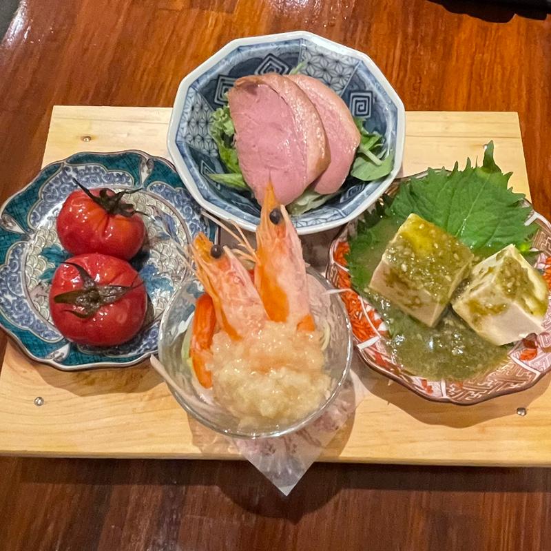 前菜盛り合わせ(四川料理と小吃 奏煖 福島)