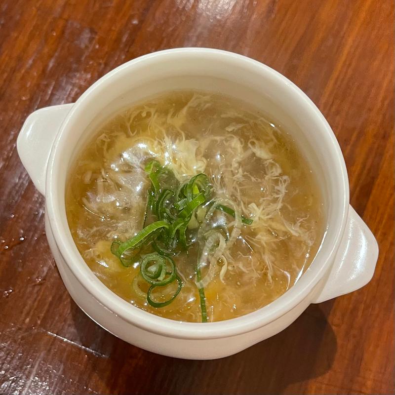 フカヒレ入りスープ(四川料理と小吃 奏煖 福島)