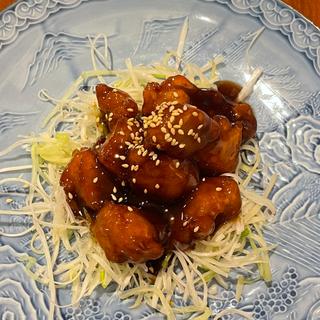 三元豚の黒酢酢豚