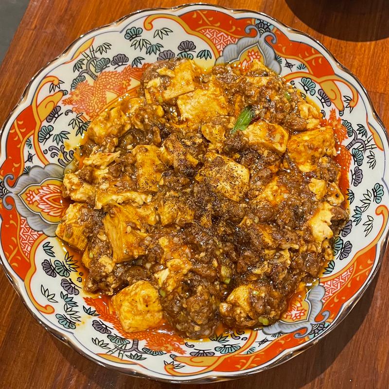 奏煖名物！麻婆豆腐(四川料理と小吃 奏煖 福島)
