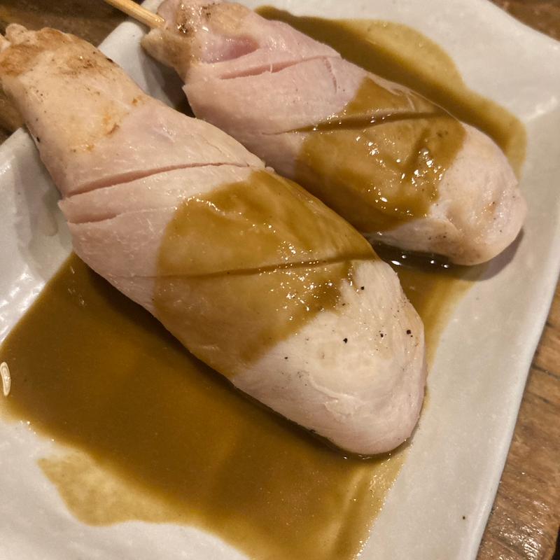 ささみのしぎ焼き（二本で一皿）(かわ屋 警固店)